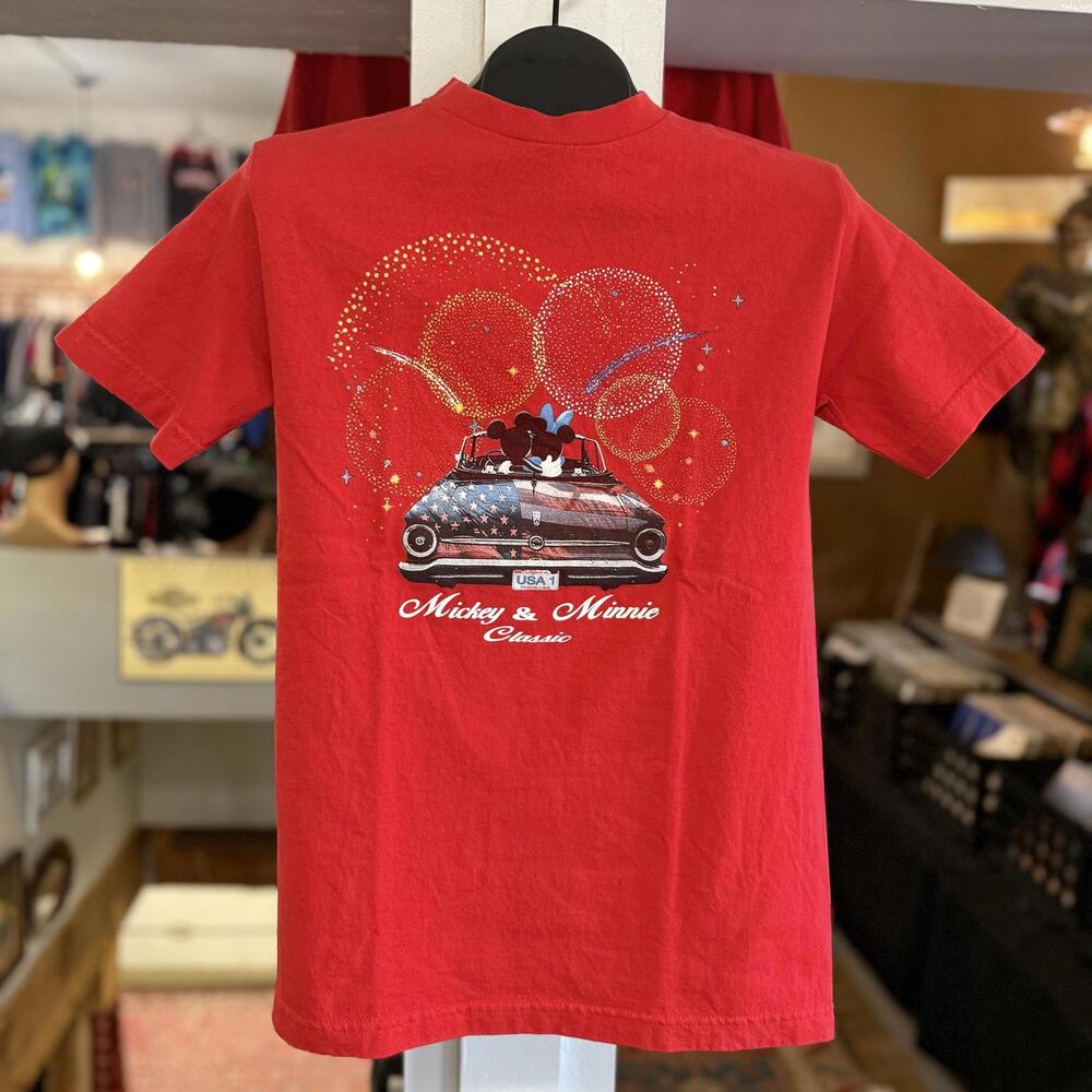 Vintage Disney Mickey & Minnie classic t-shirt Small USA car